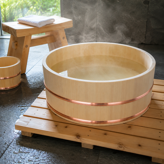 Japanese Sawara Bathing Basin - Extra Large