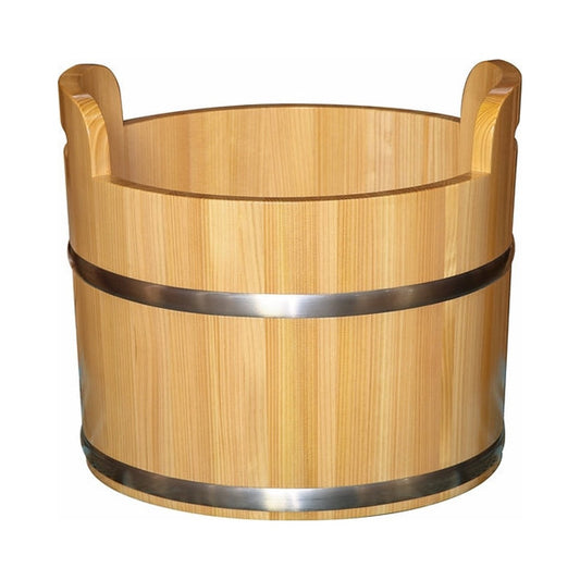 Sawara Foot Bath Tub Double-Handle Clear Coat