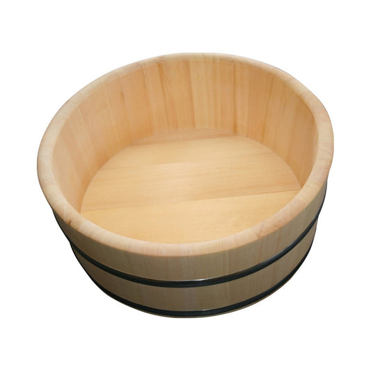 Hinoki Foot Bath Tub Barrel-Style