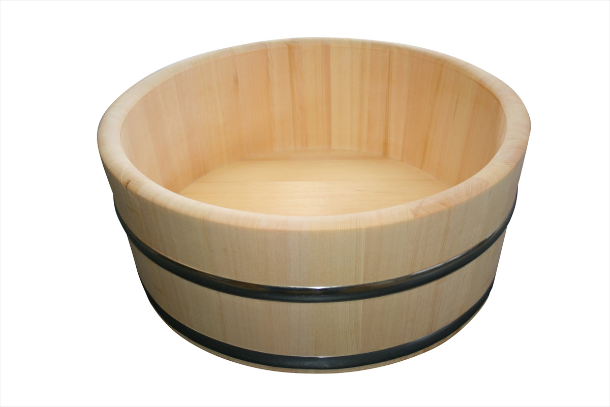 Hinoki Foot Bath Tub Barrel-Style