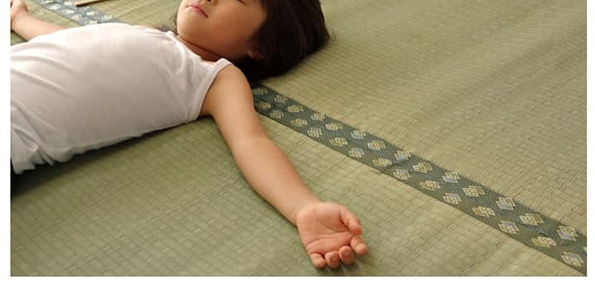 Organic Japanese Tatami 176×176 cm (2-jo) — lifestyle