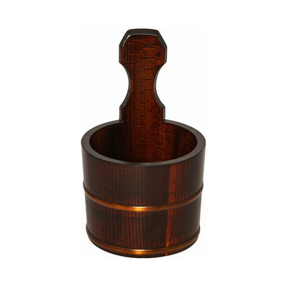 Kiso Lacquered Bath Bucket with Handle