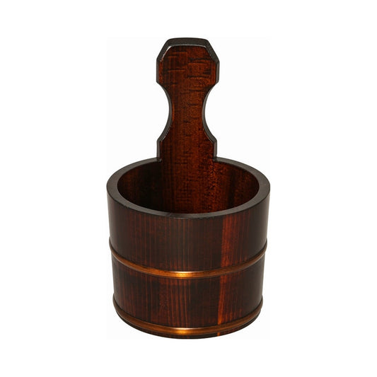 Kiso Lacquered Bath Bucket with Handle