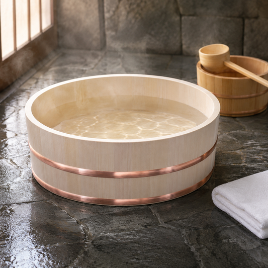 Japanese Sawara Bathing Basin - Medium