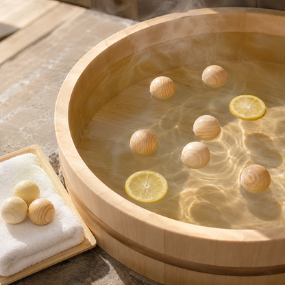 Hinoki Bath Aromatherapy Balls