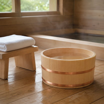 Hinoki Bath Bucket — lifestyle