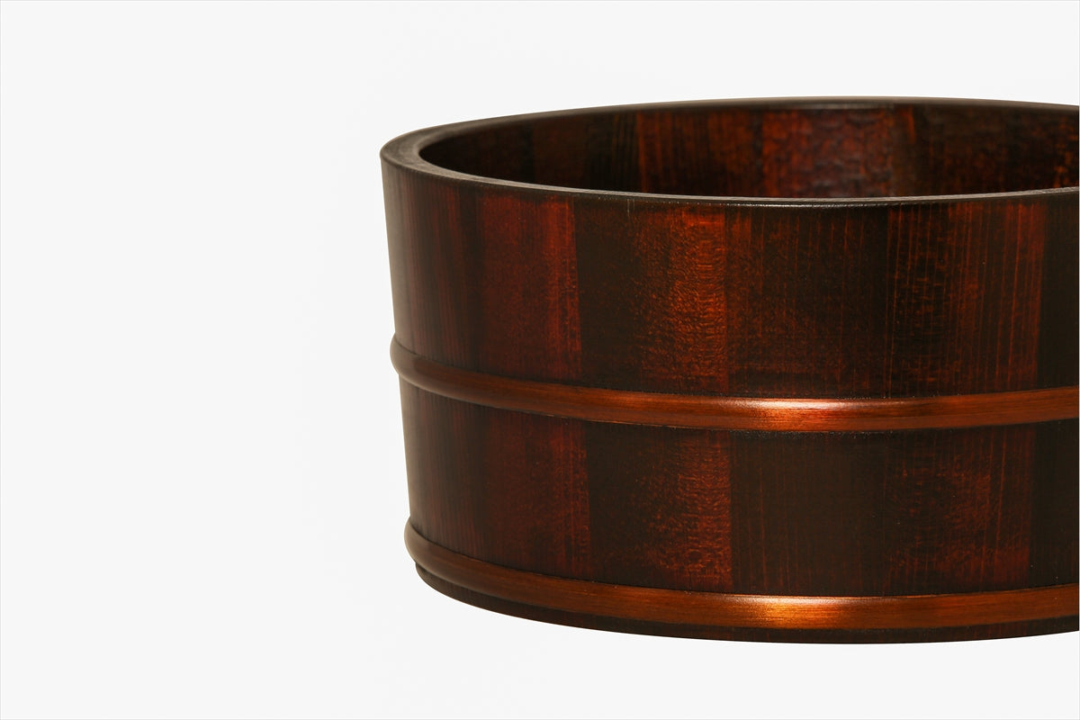 Kiso Bath Bucket Lacquer Finish